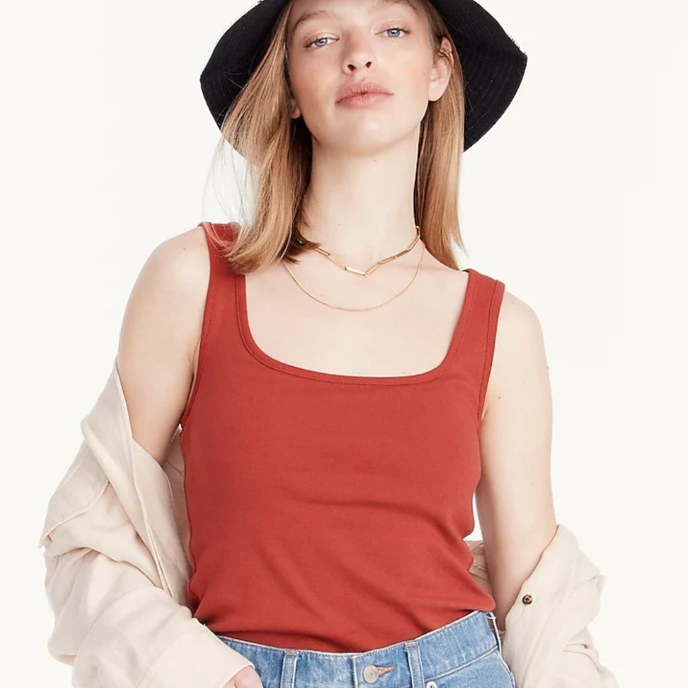 New with Tags J.Crew Shelf Bra Tank - Size S